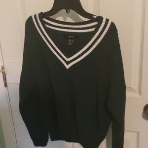 Long sleeve sweater cropped